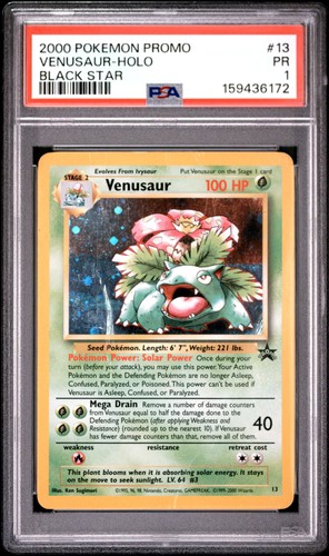Venusaur graded PSA 1 for sale on eBay