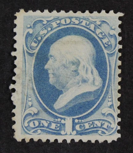 CKStamps: US Stamps Collection Scott#182 1c Franklin Unused NG Thin
