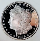 1879 S MORGAN B&W CAMEO SECOND TO NONE! FLAWLESS GEM BU++ NR #64708
