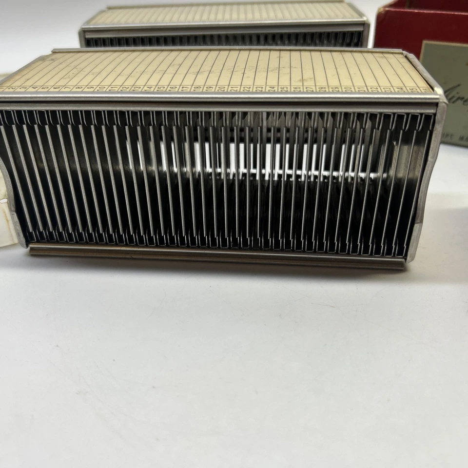 AIREQUIPT Auto Tray Model P for 2 x 2" Metal 35mm Film Slides Vintage Lot Of 2 - Image 4 of 4