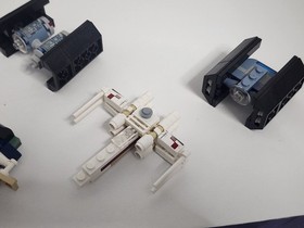 LEGO Star Wars Mini Sets 4484 & 4487, 100% Complete W/ Bonus Tie Bomber