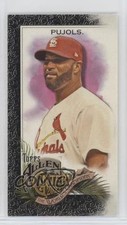 2022 Topps Allen & Ginter Mini Black Border Albert Pujols #53 2x9
