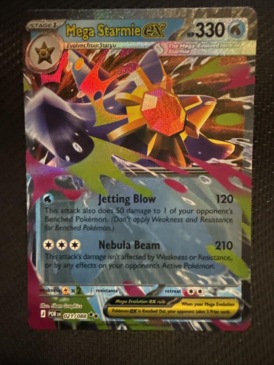 Mega Starmie Ex 021/088 Pokemon TCG Perfect Order English | eBay