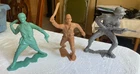 ​VINTAGE MARX 6" PLASTIC  WWII ARMY MEN GERMAN, JAPANESE, RUSSIAN SOLDIERS (3)