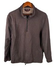 MCS Marlboro Classics Men’s 1/4 Zip Pullover Sweatshirt Sweater Large