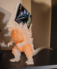 Bandai Godzilla 2000 G-16 1999 Translucent Clear Orange Figure w/ Tag Vintage