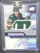 2021-22 Upper Deck Premier Rookie Auto Patch /249 Connor Dewar Rookie Auto