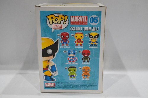 Funko POP Marvel Universe 05 Wolverine Large Font First Run *READ* d20 - Picture 2 of 9