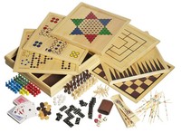 Philos 3102 - Holz Spielesammlung Mit 100 SpielmöGlichkeiten | Deutsch | 3102/6