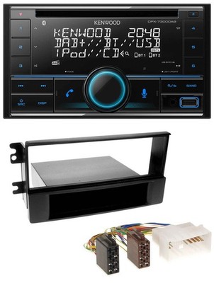Kenwood CD 2DIN DAB USB MP3 Bluetooth Autoradio für Kia Sportage II 2005-2009
