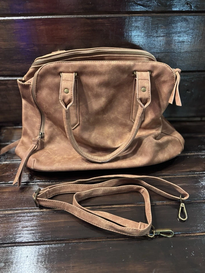 Alter'd state large boho faux leather Handbag Purse Soft - Image 2 of 4