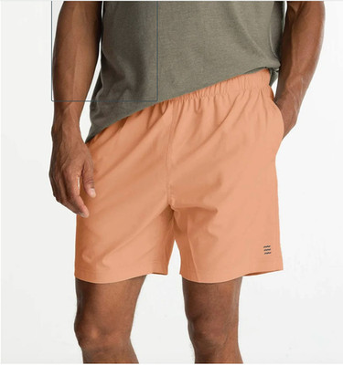 Free Fly Men s Breeze Shorts Solid Rust 6'' Inseam M