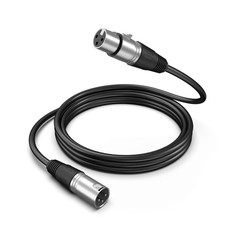XLR Microphone Cable 5.9Ft Male to Female Mic Cord Studio Recording Balanced AM8