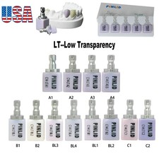 US C14 LT Glass Ceramic Blocks Lithium Disilicate CAD/CAM Cerec Blocks 5Pcs/Box