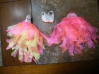 LOT of 3 VINTAGE 1990 Barbie COSTUME BALL FASHIONS: DRESS with SKIRT & GENIE TOP