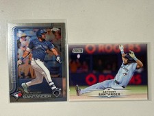 Anthony Santander 2025 Topps Chrome & Stadium Club Baseball Cards Toronto Blue