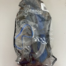 Seavenger Diving Snorkel Set XS/XXS Gray/Clear Blue