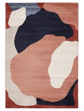 RUGVISTA ‘Big Sur’ Burgundy Rug 100cm X 160cm