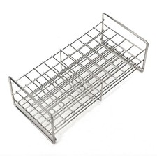_18.5mm 50 Holes Stainless Steel Test Tube Rack Square Hole Test Tube