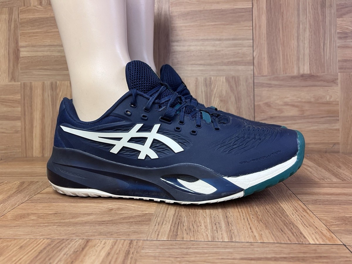 RARE Sz 10.5 WIDE - Asics Gel Resolution X Tennis Pickleball Men's