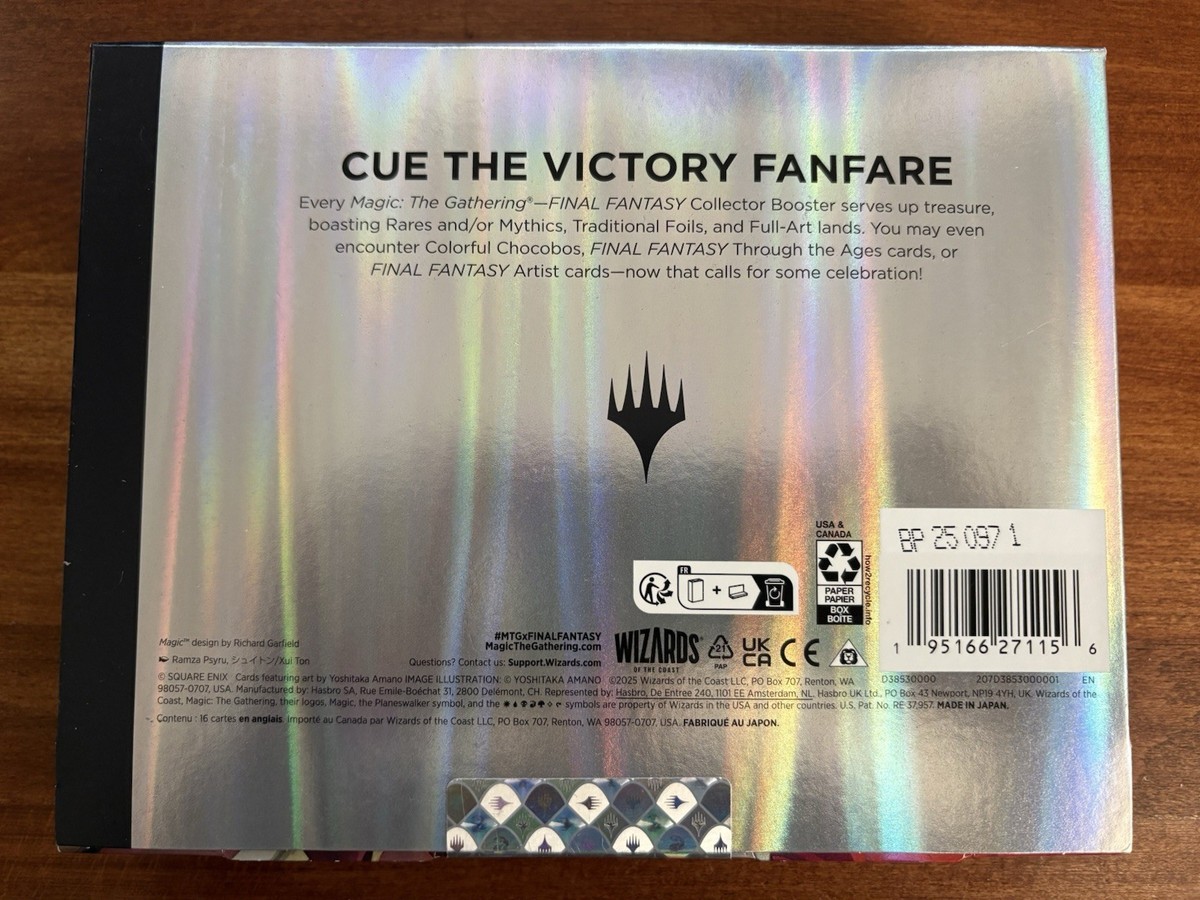 Magic: The Gathering - Final Fantasy Collector Omega Booster Box! NEW  SEALED | eBay