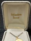 12k BLI Communion Chalice Medal Pendant Charm On 14kGf BLI Chain In Original Box — photo 4