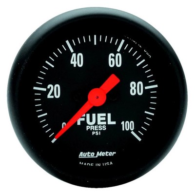 Auto Meter 2663 Z-Series 2-1/16'' Fuel Pressure Gauge, 0-100 PSI