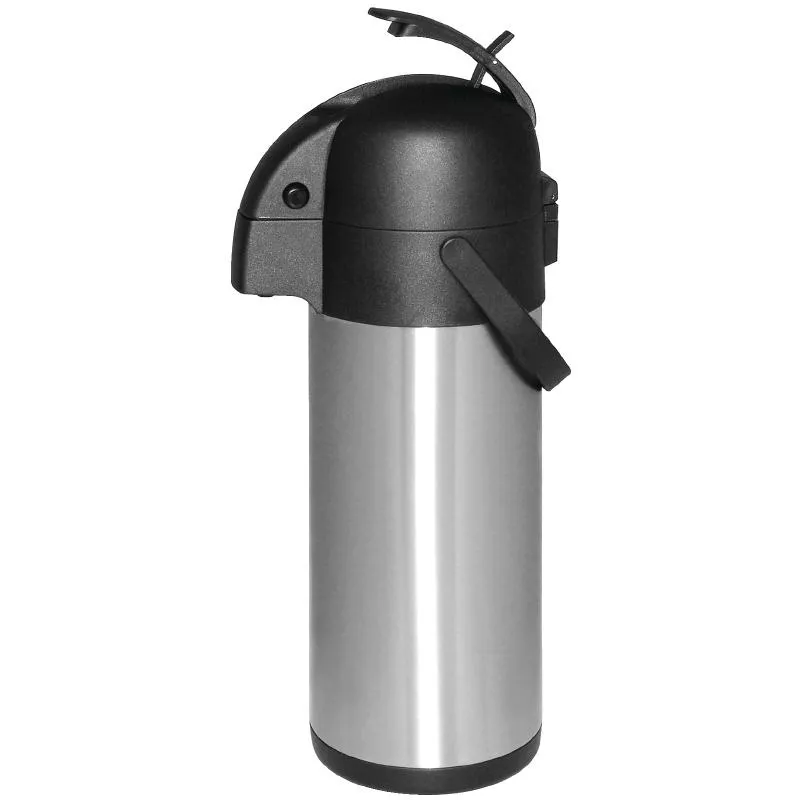 Vacuum Thermos Pot Lever Pump Stainless Steel Thermal Coffee Tea Pot -  China Coffee Dispenser and Airpot Thermos price