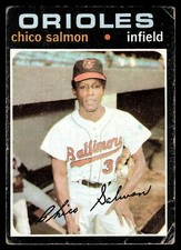 1971 Topps #249 Chico Salmon See Scan