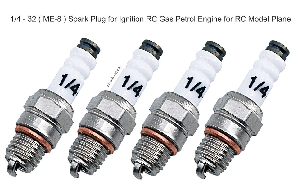Bougie D'allumage 1/4-32 Pour Moteur à Essence RC (avion, Voiture) - Compatible Universelle