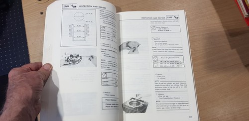 YAMAHA SRX250 MOTORCYCLE FACTORY MANUAL PRINTED AUGUST 1984 - Picture 9 of 16
