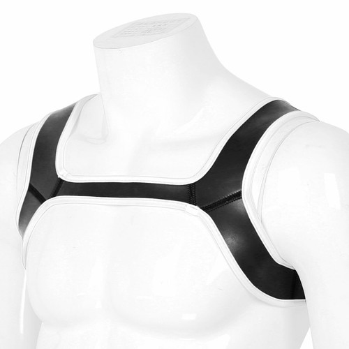 Mens Neoprene Harness Shoulder Strap Muscles Protector Adjustable Club Wear - 第 15/34 張圖片