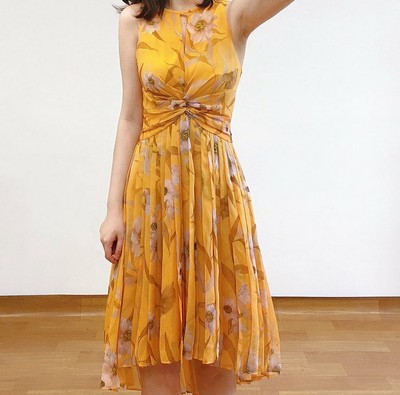 ted baker dress yellow