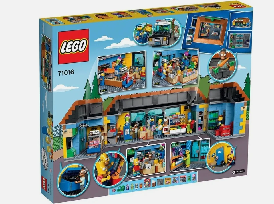 LEGO 71016 The Simpsons™ The KWIK-E-MART 2179 Piece / Brand New Sealed Package - Image 2 of 3