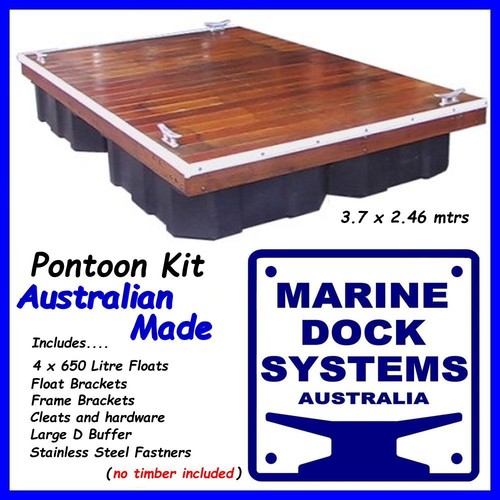 PONTOON KIT DIY - FLOATING JETTY BOAT DOCK FLOATS FLOTATION FENDER NEW ...