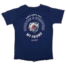 DEATH BY ZERO Life Ain't All Strippers & Burritos My Friend T-Shirt Men's 2XL