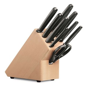 NEW VICTORINOX 9PC KITCHEN CUTLERY KNIFE BLOCK SET 9 PIECE 5.1193.9