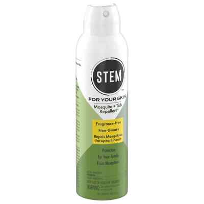 STEM MOSQUITO & TICK REPELLENT BUG SPRAY Fragrance-Free Non-Greasy 8-Hour Protec