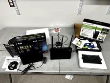 ASUS / Amped Lot of 3 Gigabit Routers  RT-AC68U, R200000G Used, working, as-is