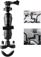 360° Motorcycle Bicycle Camera Holder Handlebar Mount 1/4" Stand for GoPro Hero