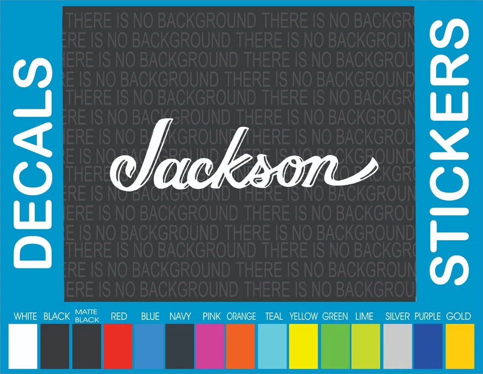 ORACAL This decal/sticker is compatible with JACKSON Guitars and others 9"