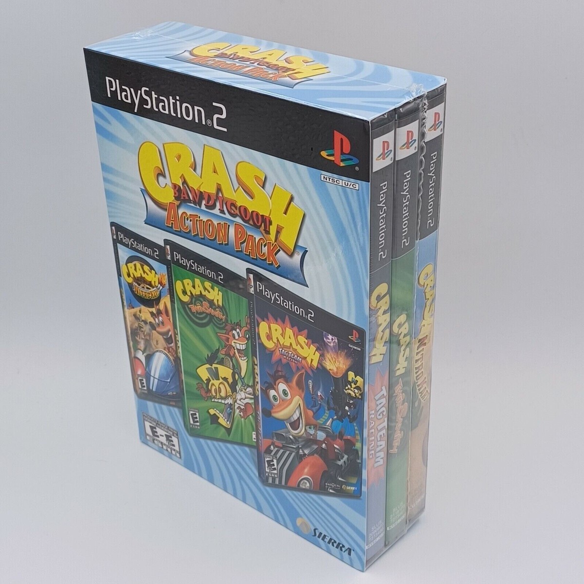 Crash Bandicoot Action Pack Box Set (Sony PlayStation 2, PS2