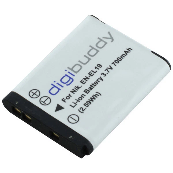 DIGIBUDDY Akku für Nikon CoolPix S3100 / S3300 / S3500 / S2700 / S2800 / S2900 - EN-EL19