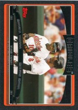 Miguel Tejada/Melvin Mora Card 2006 Topps Black #327