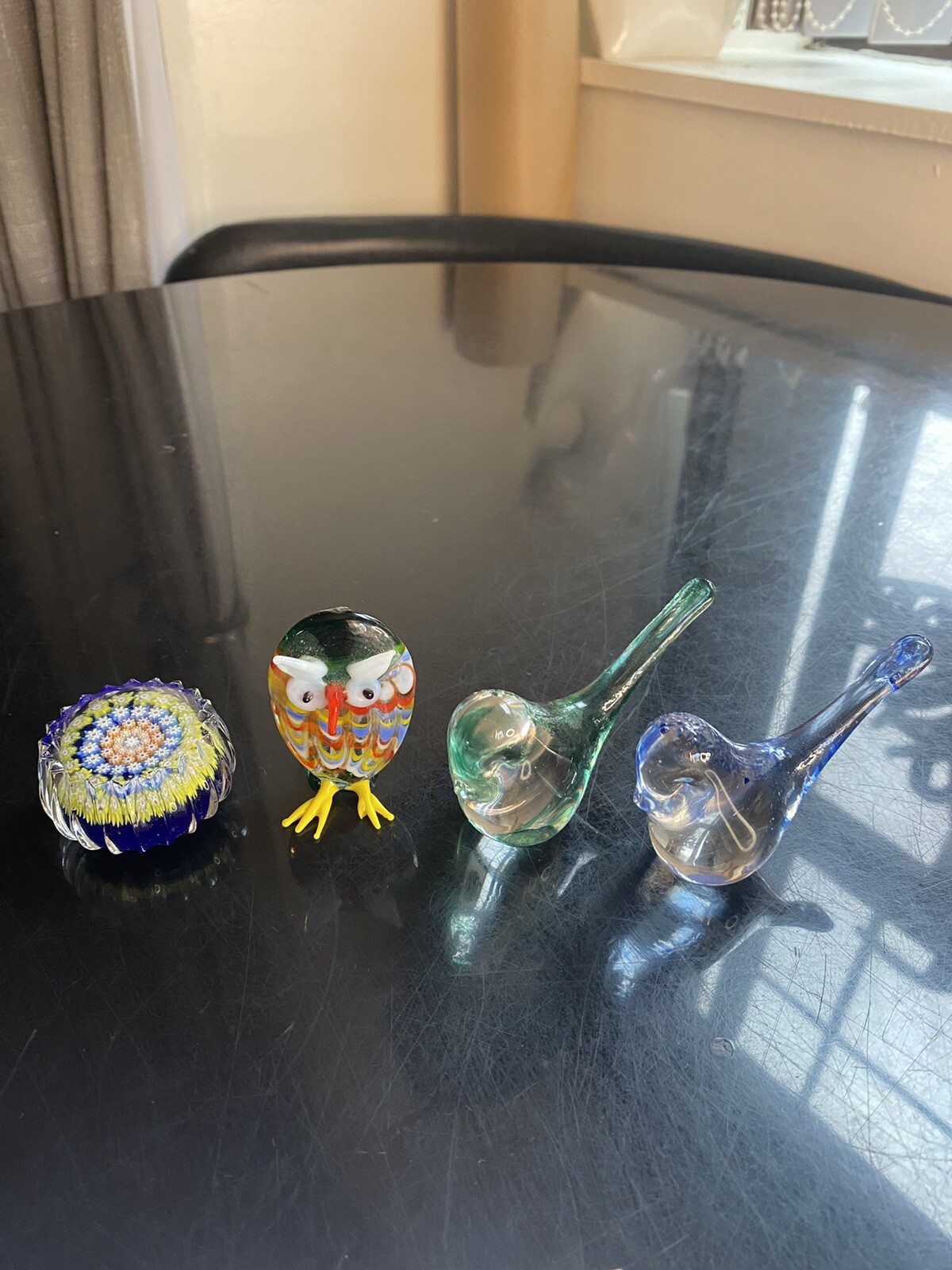 Glass Animals And Perthshire Millefiori Paperweight Job Lot Wed 2001
