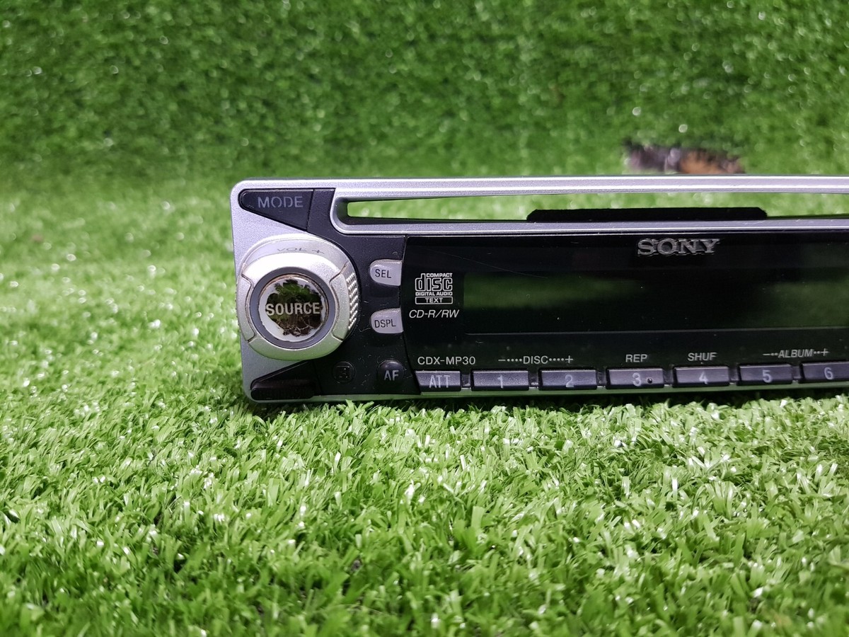 Sony Cdx-mp30 Cdxmp30 Original Car Radio Faceplate Head Unit Only