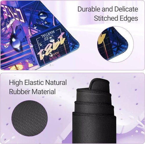 Anime City Gaming Mouse Pad LargeXL Desk Pad Computer Mouse Pad for Keyboard ... - Picture 5 of 9