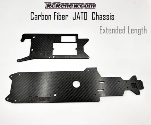 Carbon Fiber Traxxas Jato Drag racing outlaw racing Chassis long wheelbase - Picture 2 of 3