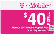  40 T-MOBILE FAST REFILL  TOP UP