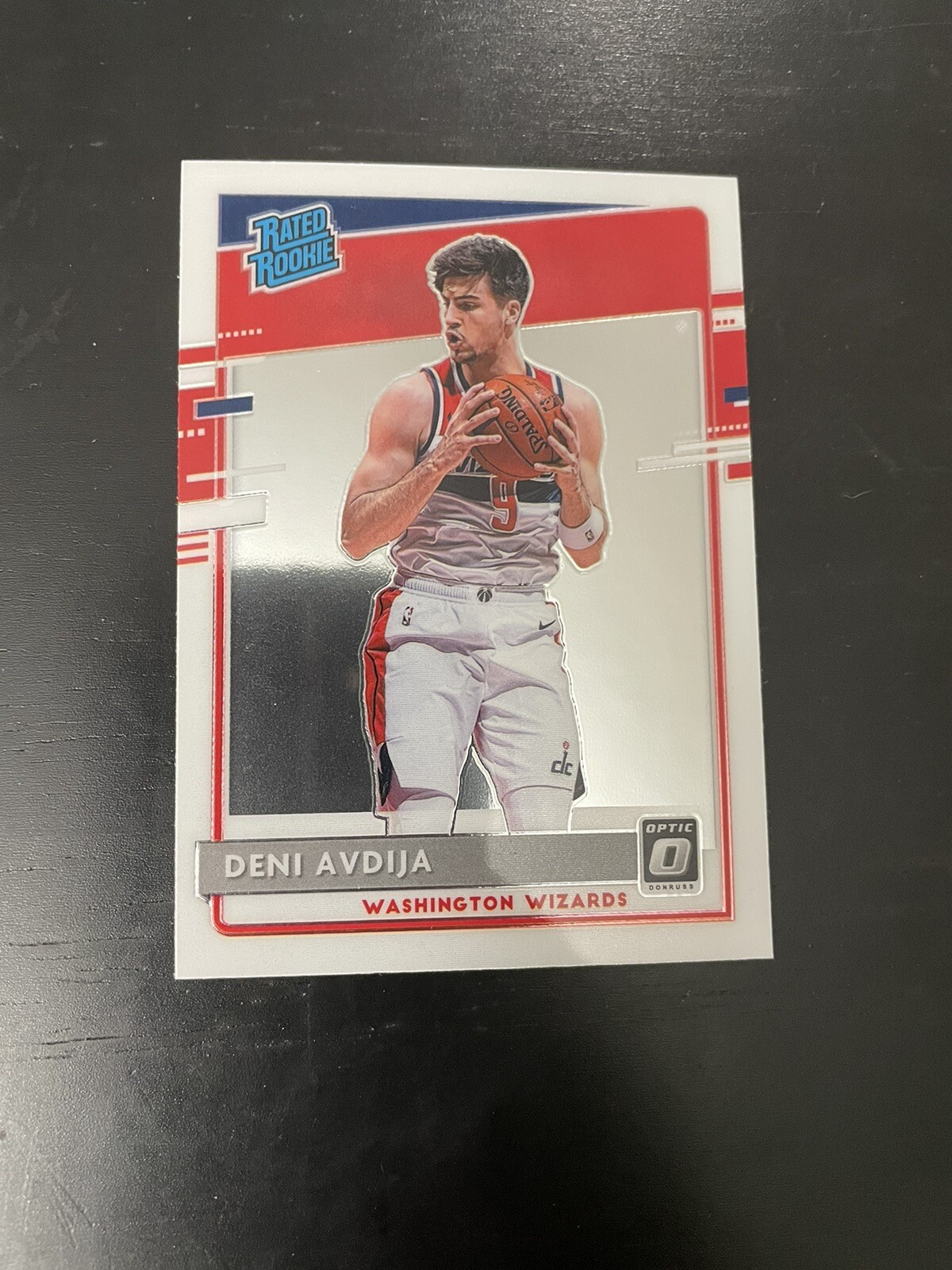 DENI AVDIJA 2020-21 Panini Donruss Optic Rated Rookie RC #159 Washington Wizards